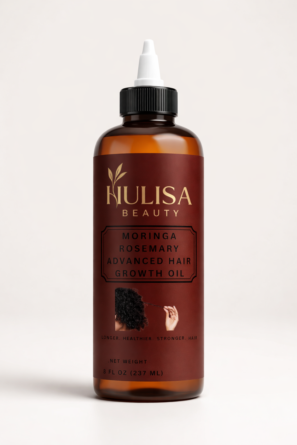 Hulisa Beauty Moringa & Rosemary Hair Growth Oil