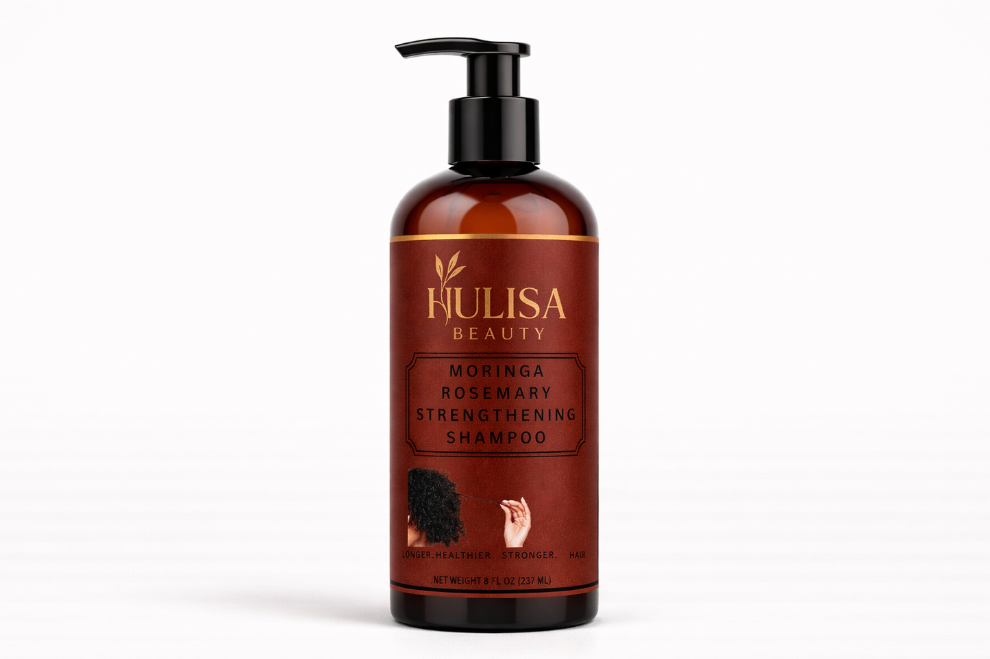 Hulisa Beauty Moringa & Rosemary Strengthening Shampoo