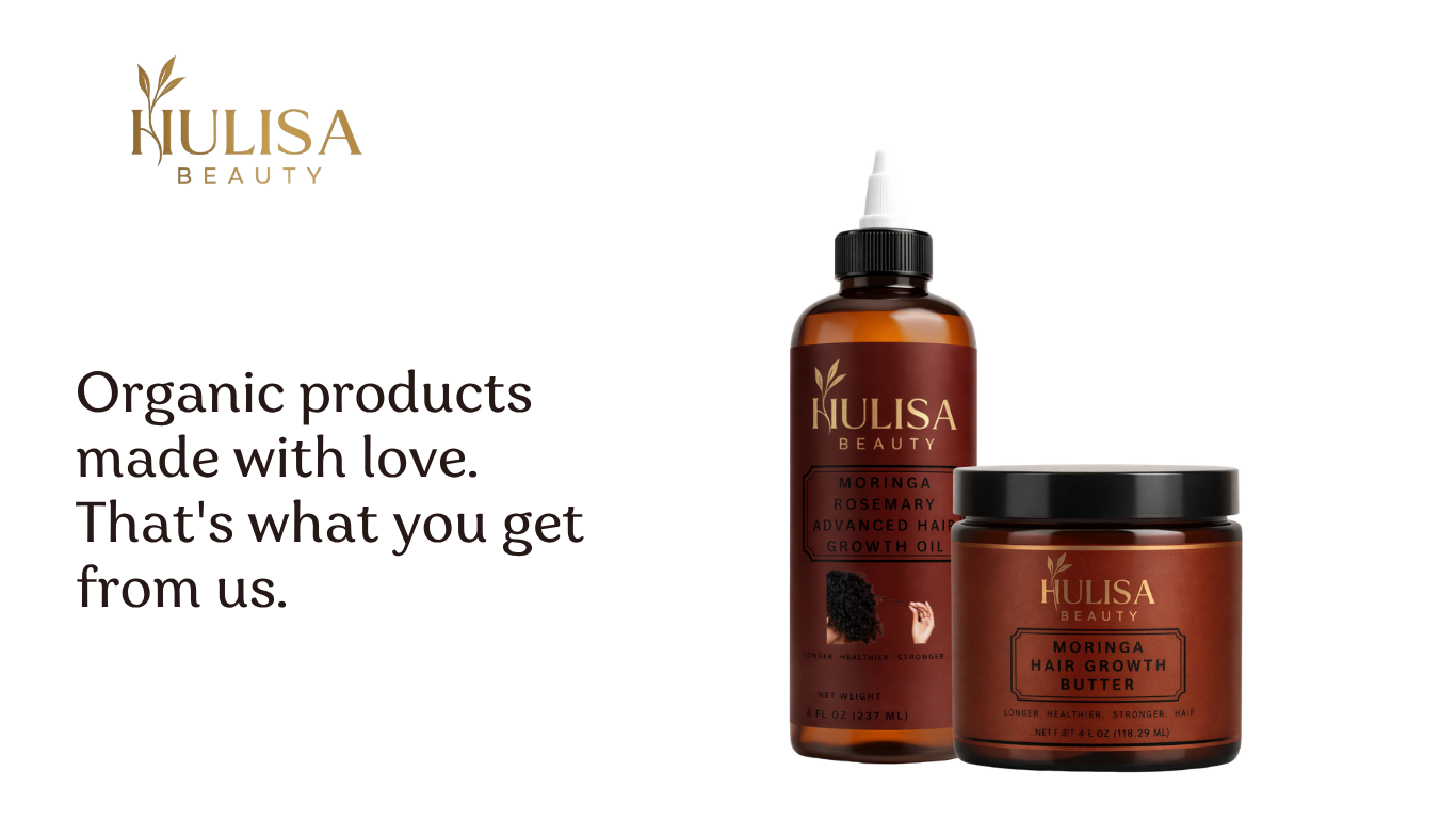 Hulisa Beauty Hair growth oil & Butter  Combo Set – Natural Oils & Butter for Fast Hair Growth